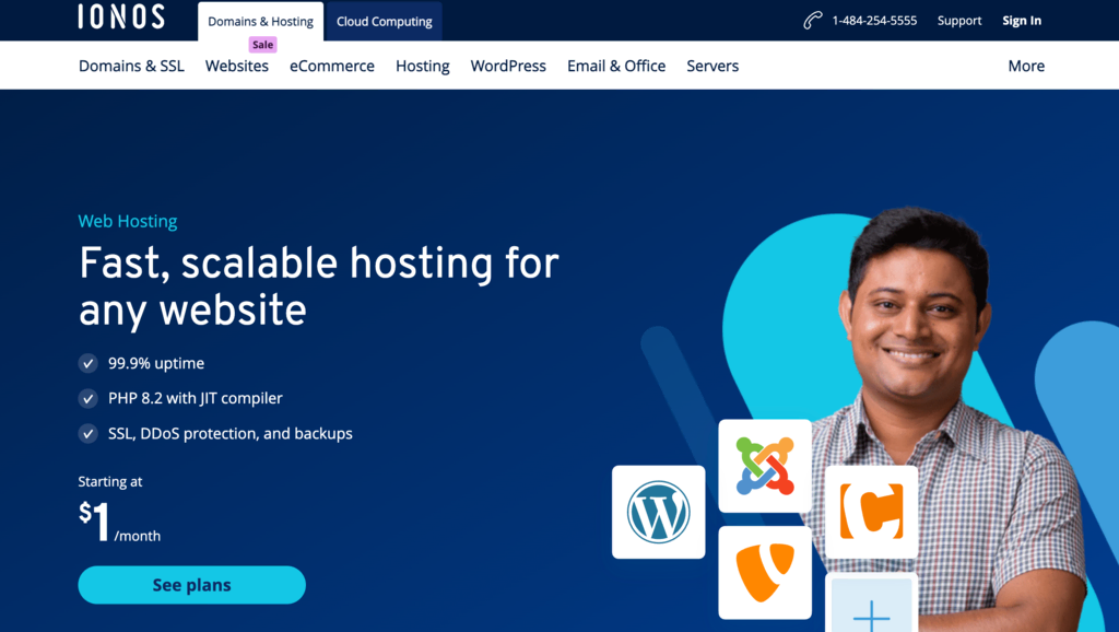 ionos web hosting review 2024